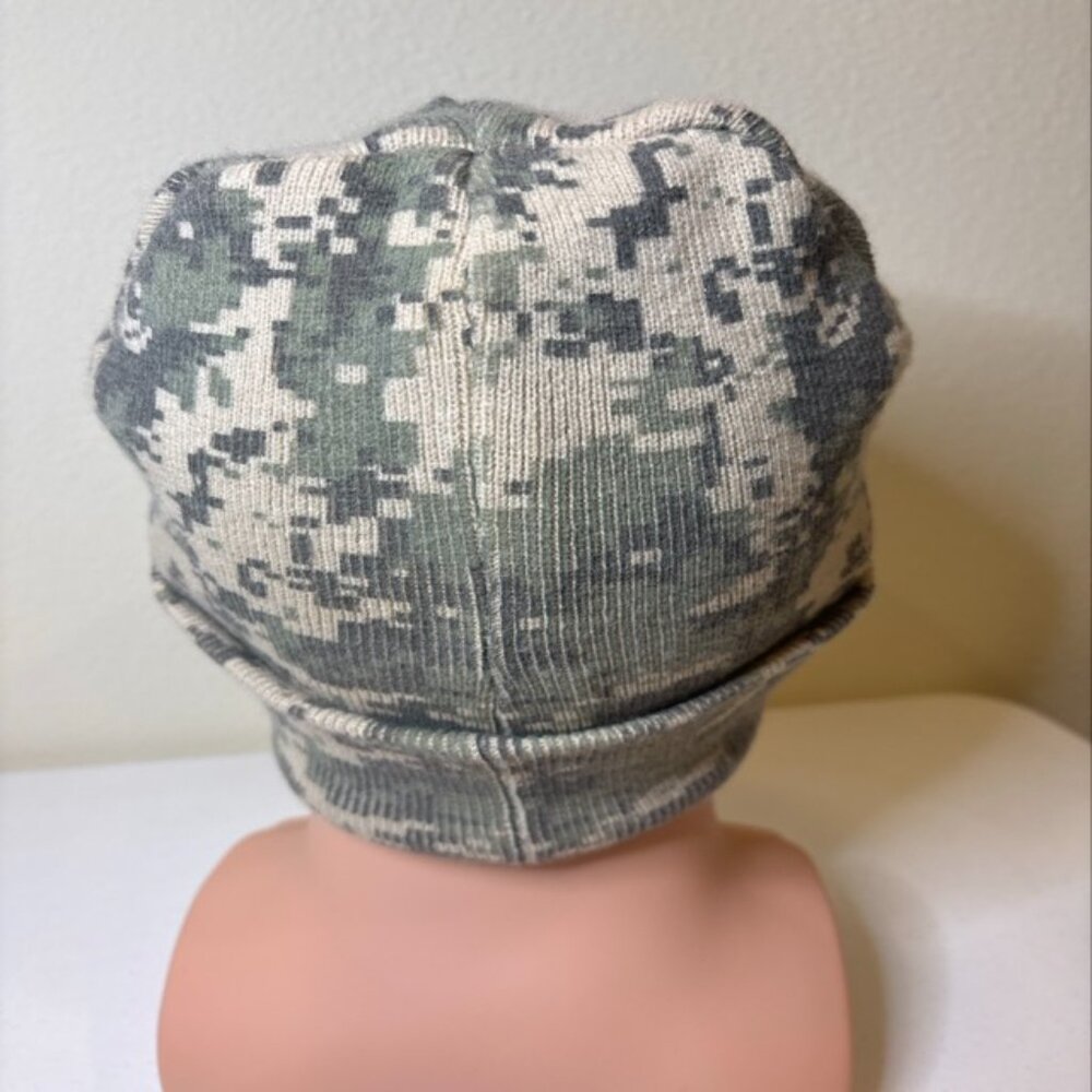 Army Embroidered Camo Beanie Cap Hat - Picture 5 of 7